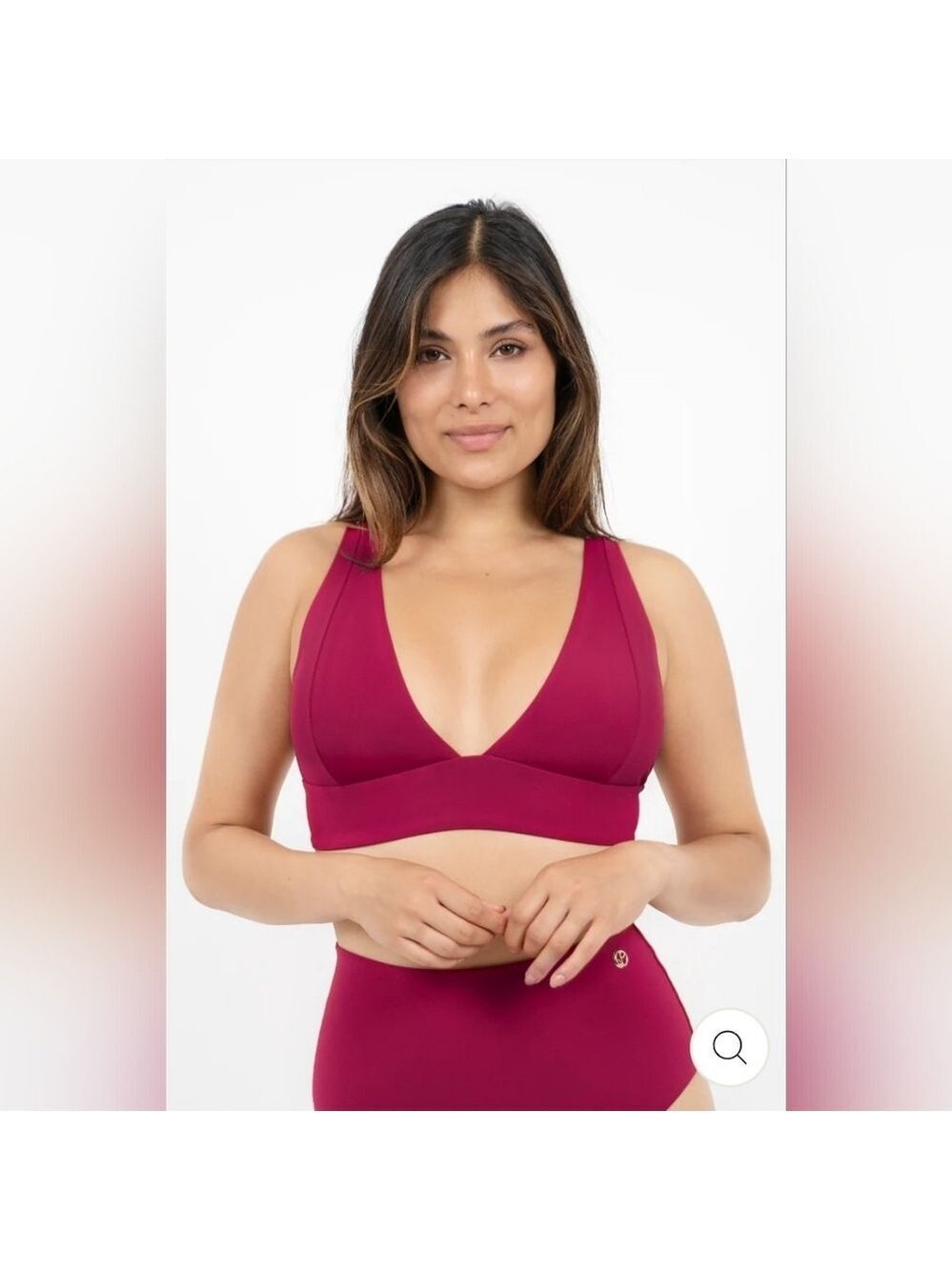 Uluwatu Timeless Classic Bikini Top Red Coral